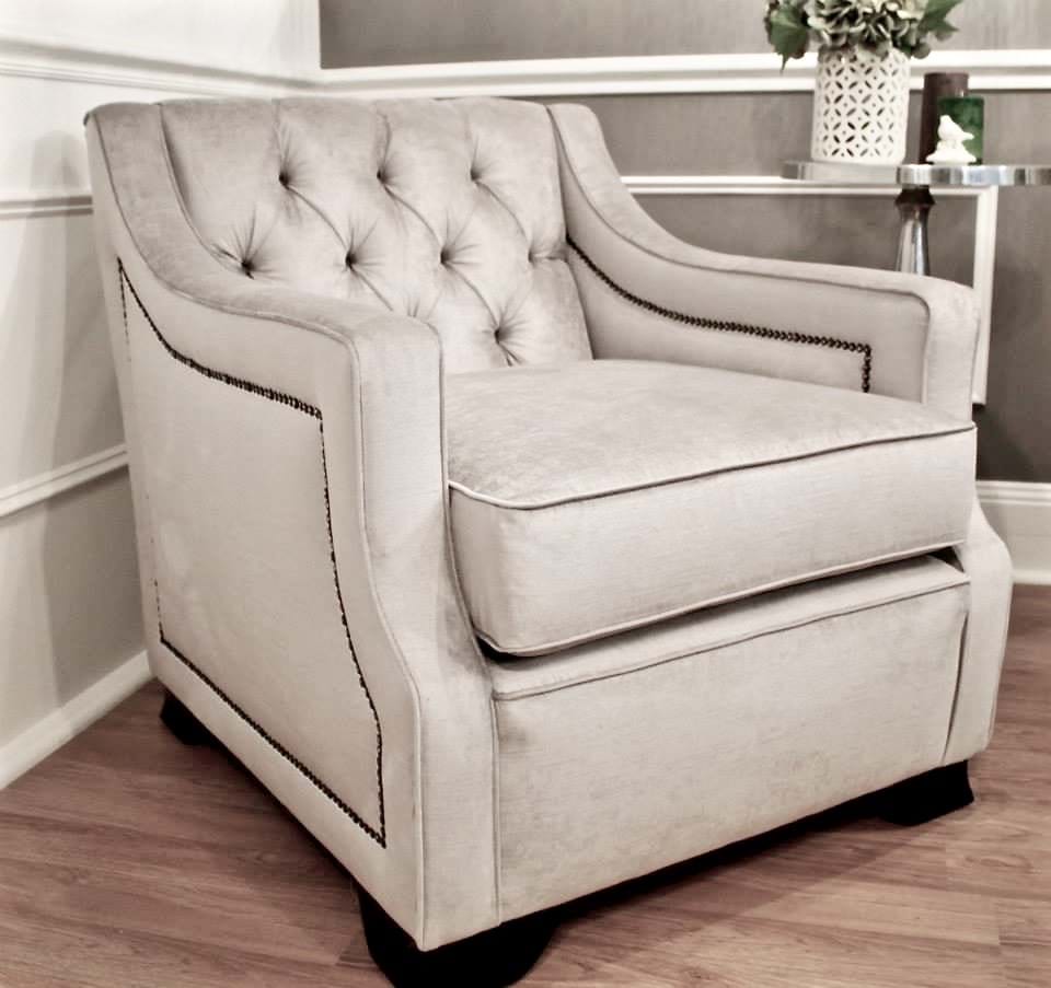 wing chair, arm chair, lounge chair, chesterfield, tufted, diamond