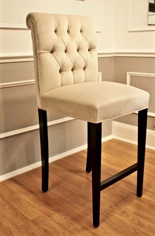 bar stool, dining chair, arm chair, lounge chair, chesterfield, tufted, diamond buttoning, custom made, upholstery, chair, australia, melbourne, sydney, perth, adelaide, brisbane