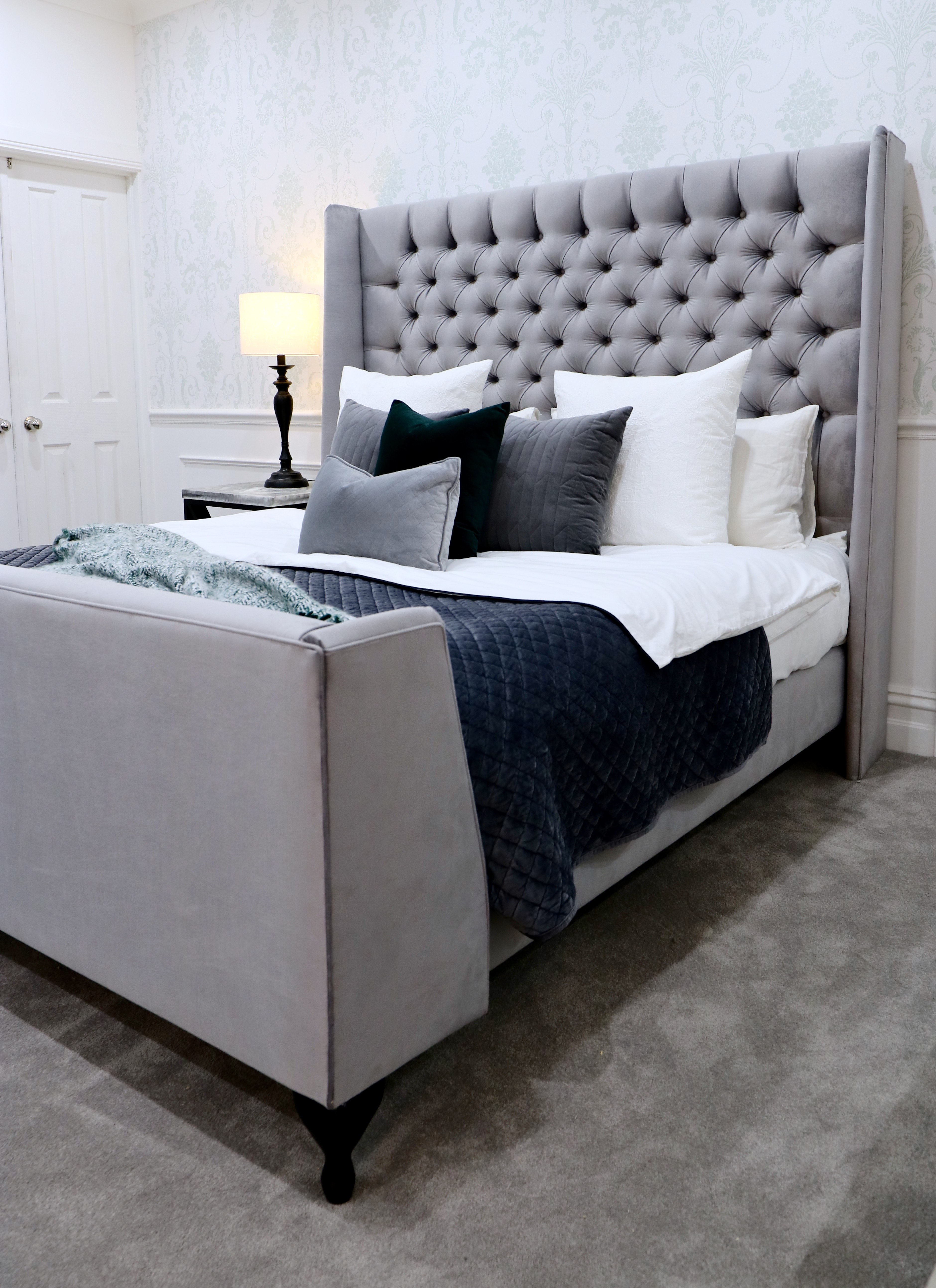 upholstered beds, upholstered bedheads,bedheads, headboards, buttoned