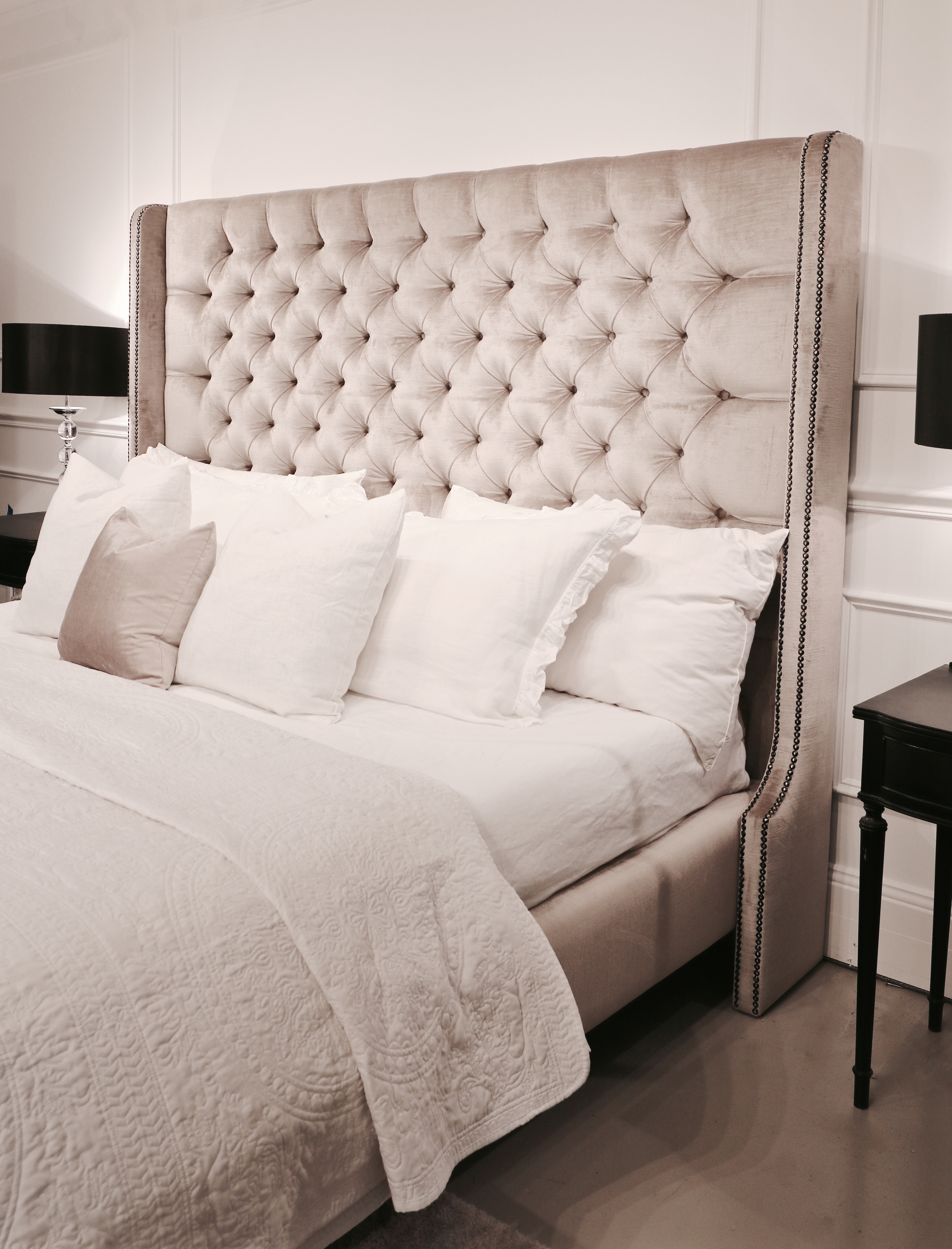 upholstered beds, upholstered bedheads,bedheads, headboards, buttoned