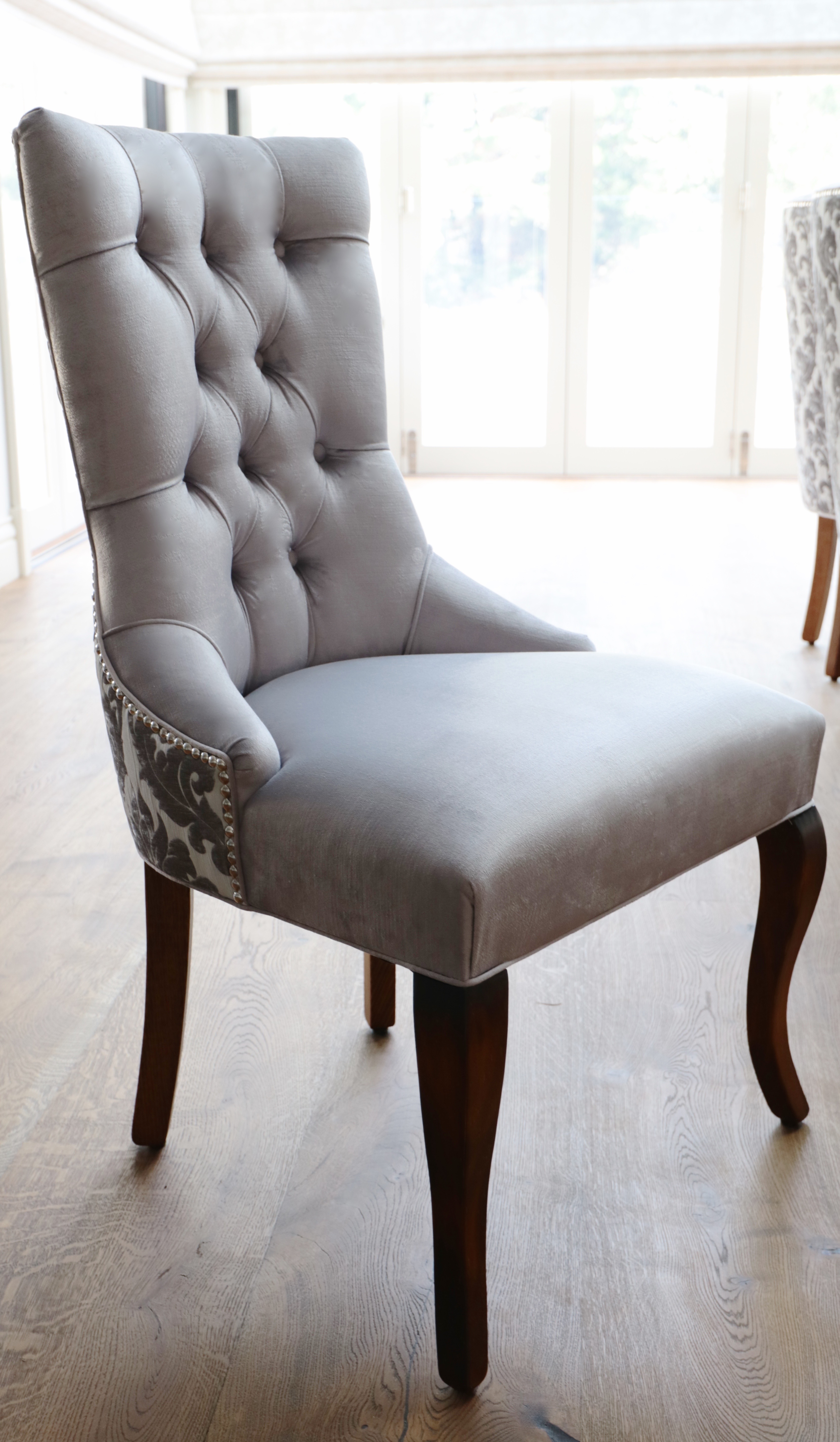 dining chair, arm chair, lounge chair, chesterfield, tufted, diamond