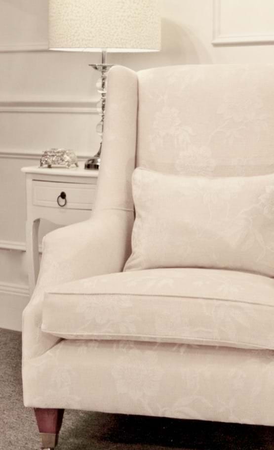 wing chair, arm chair, lounge chair, chesterfield, tufted, diamond