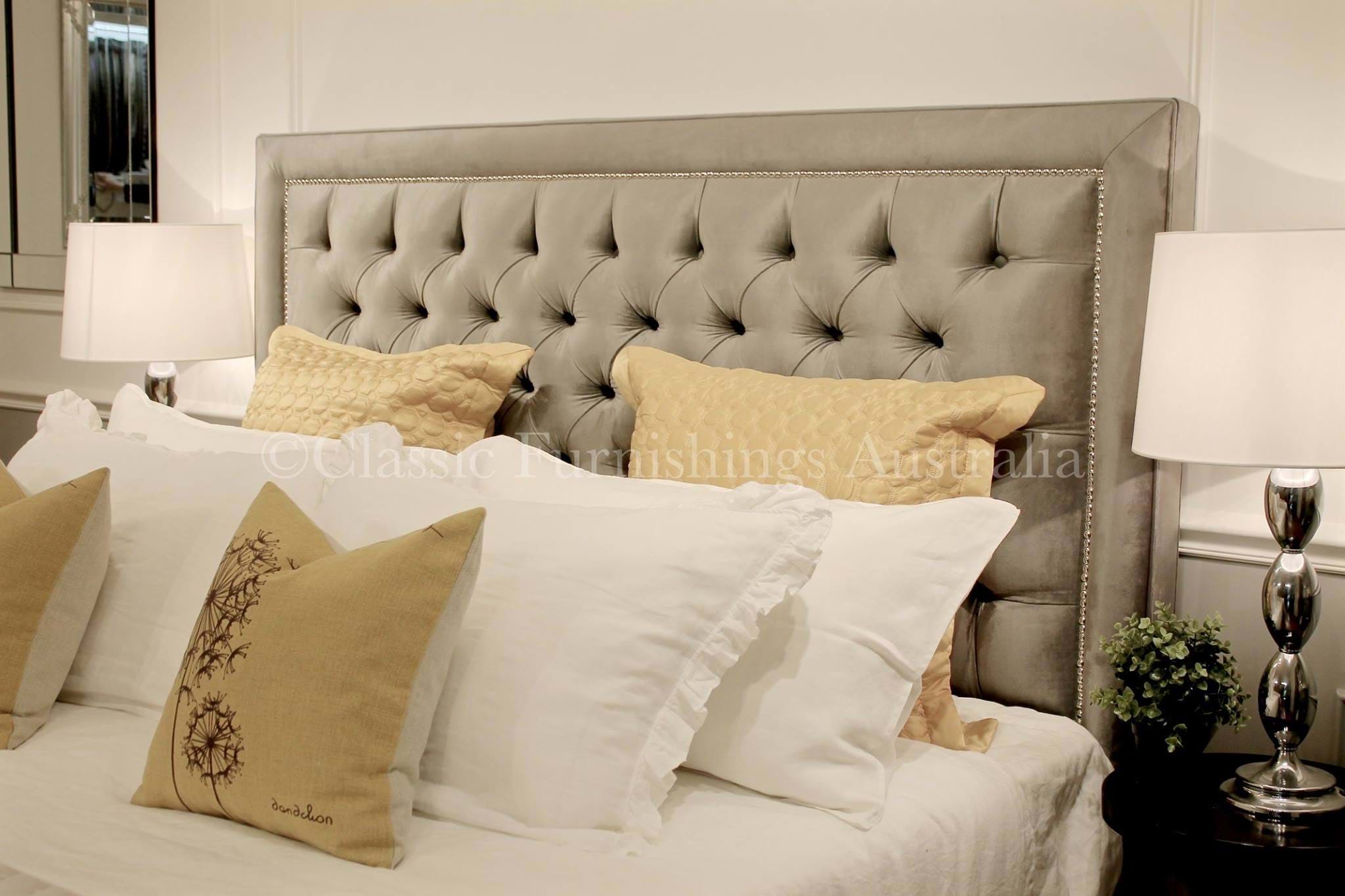upholstered beds, upholstered bedheads,bedheads, headboards, buttoned