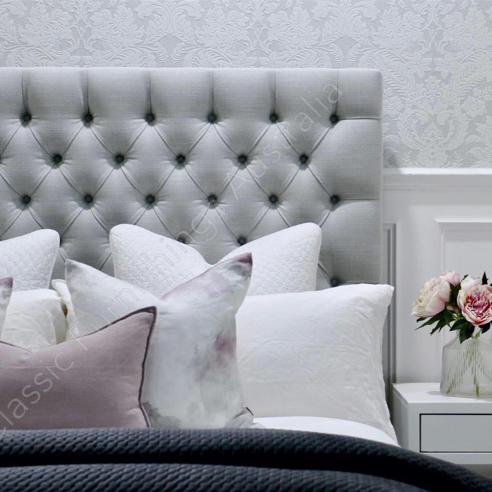 upholstered beds, upholstered bedheads,bedheads, headboards, buttoned