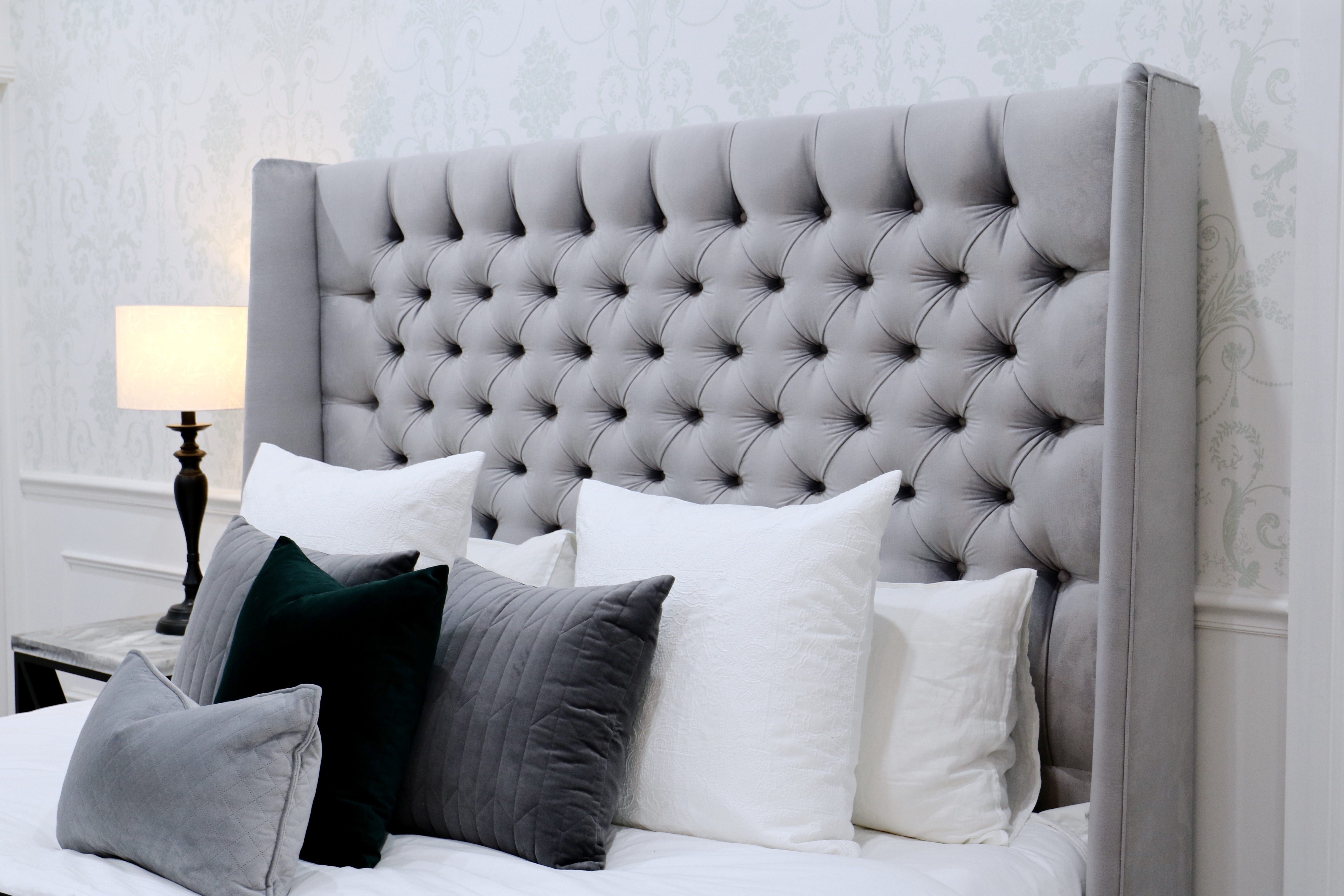 upholstered beds, upholstered bedheads,bedheads, headboards, buttoned