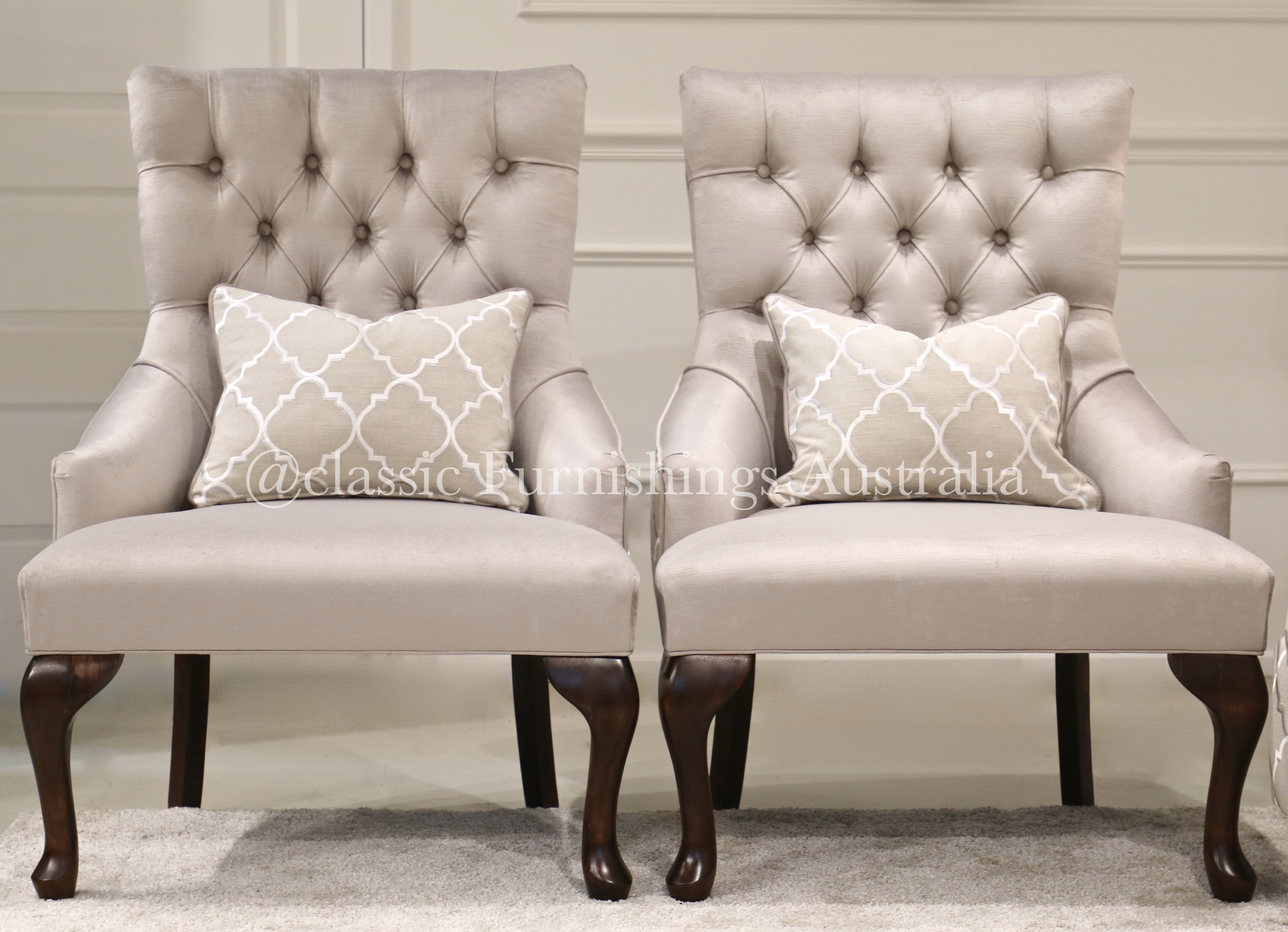 wing chair, arm chair, lounge chair, chesterfield, tufted, diamond