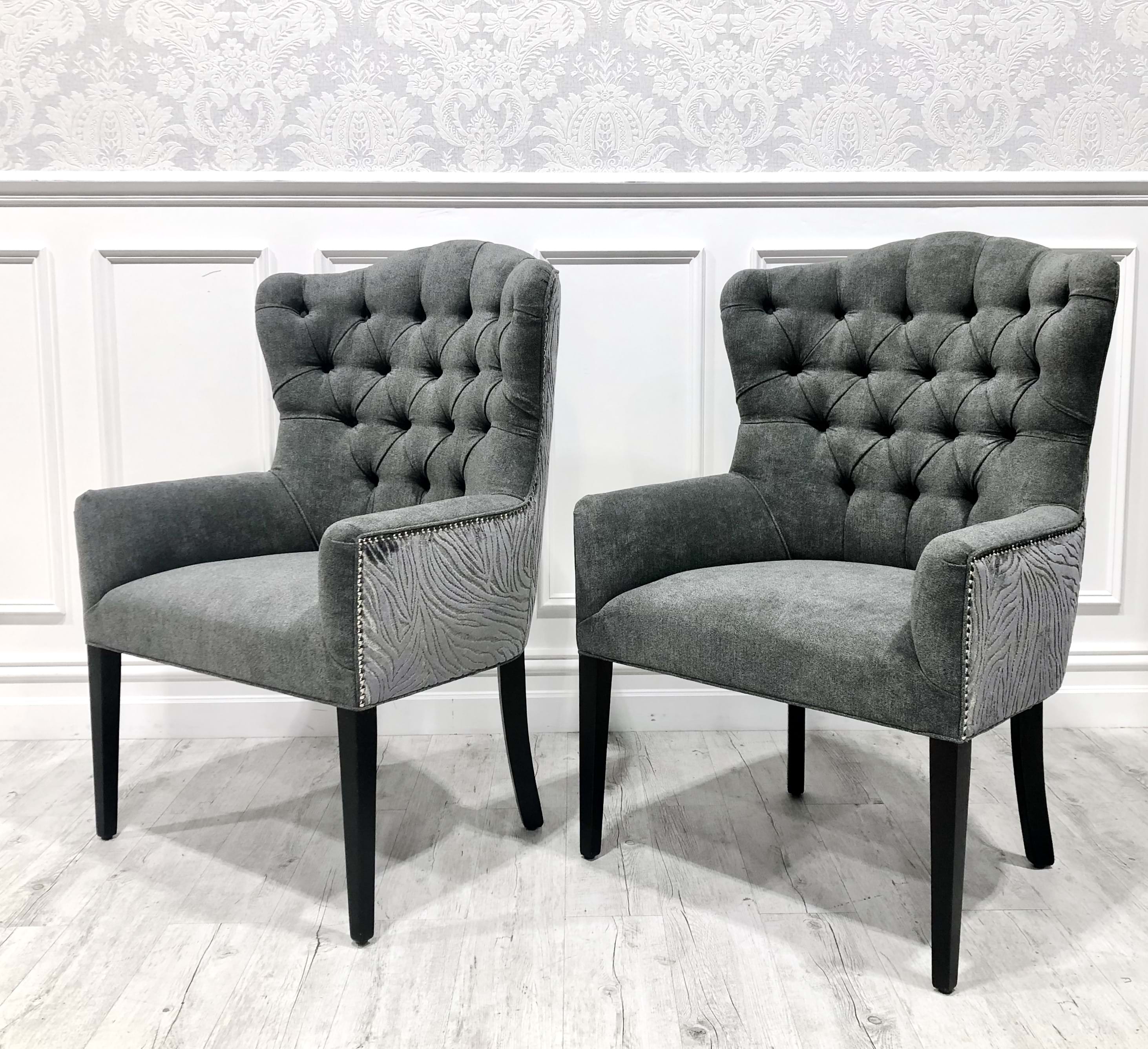 dining chair, arm chair, lounge chair, chesterfield, tufted, diamond